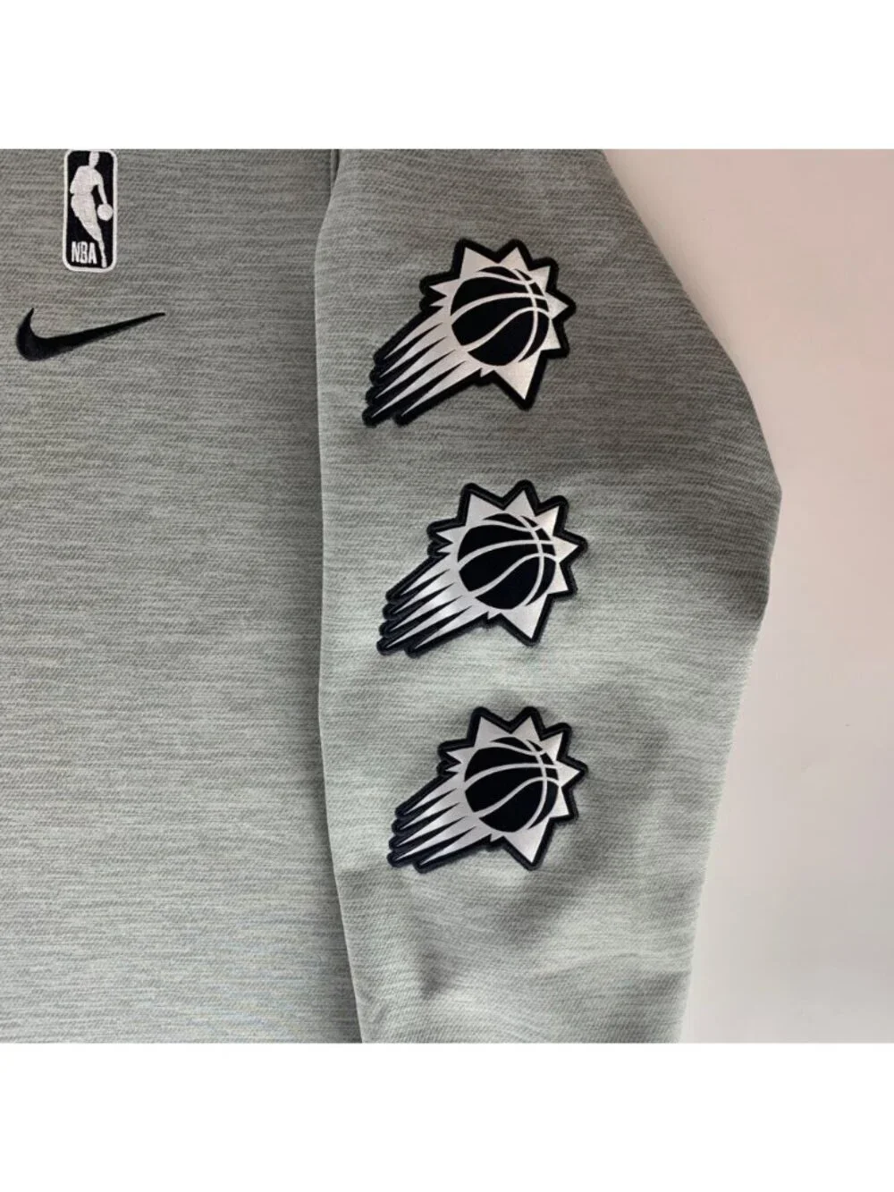Phoenix Suns NBA Gray Nike Authentic Full Zip Hooded Shooting Jacket Mens 2XLT